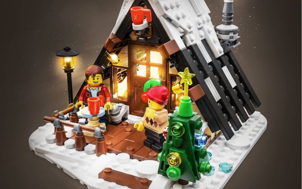 【乐高moc】冬季小屋