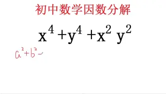 初中数学因数分解只要能掌握好公式都能做对 有因审题而被扣分吗 好看视频 哔哩哔哩 Bilibili