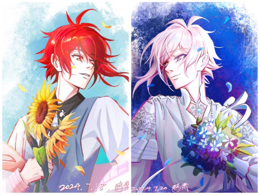 【procrete/绘画记录】七濑陆&九条天