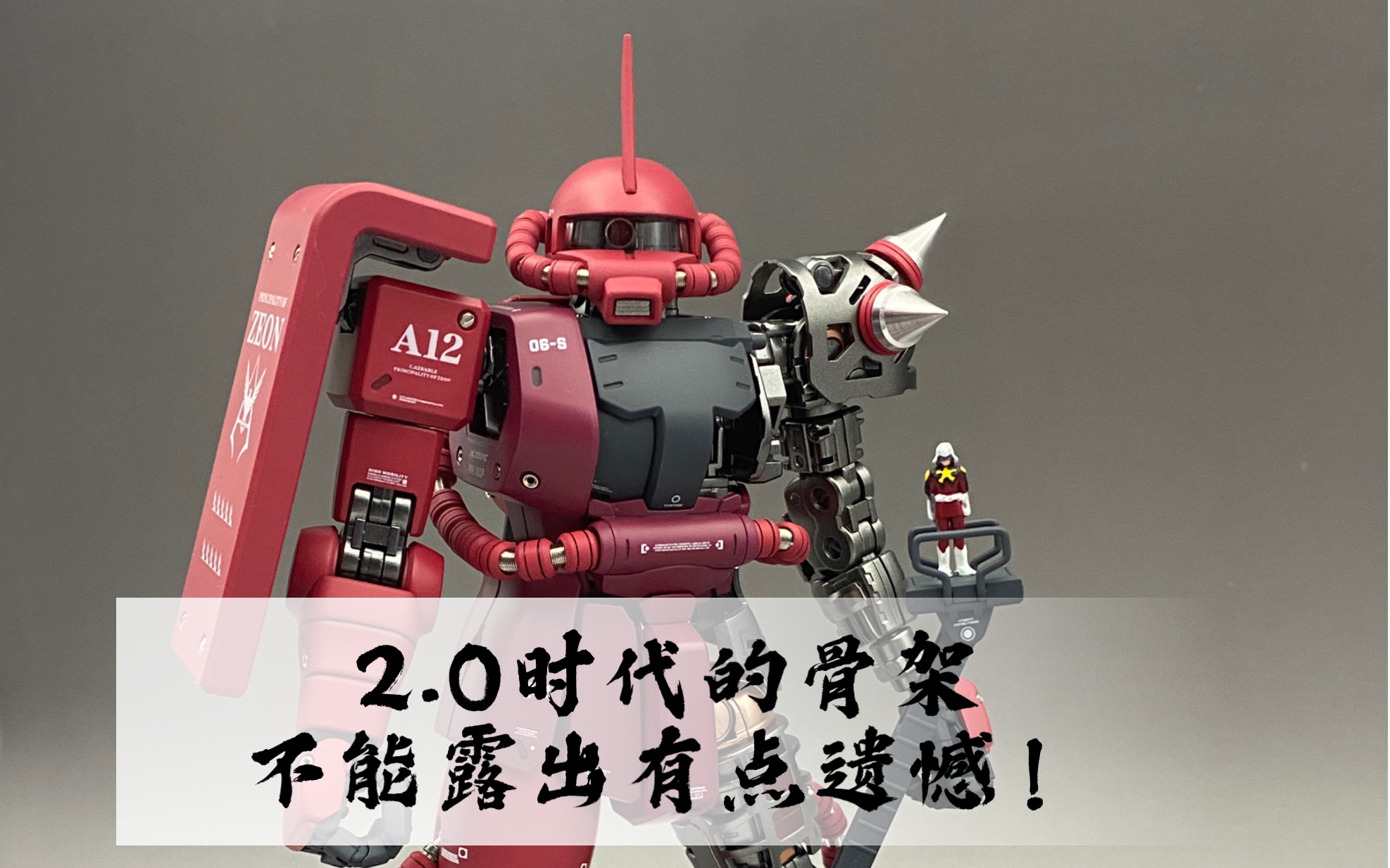 mg 扎古2.0 夏亚机 骨架半露出!