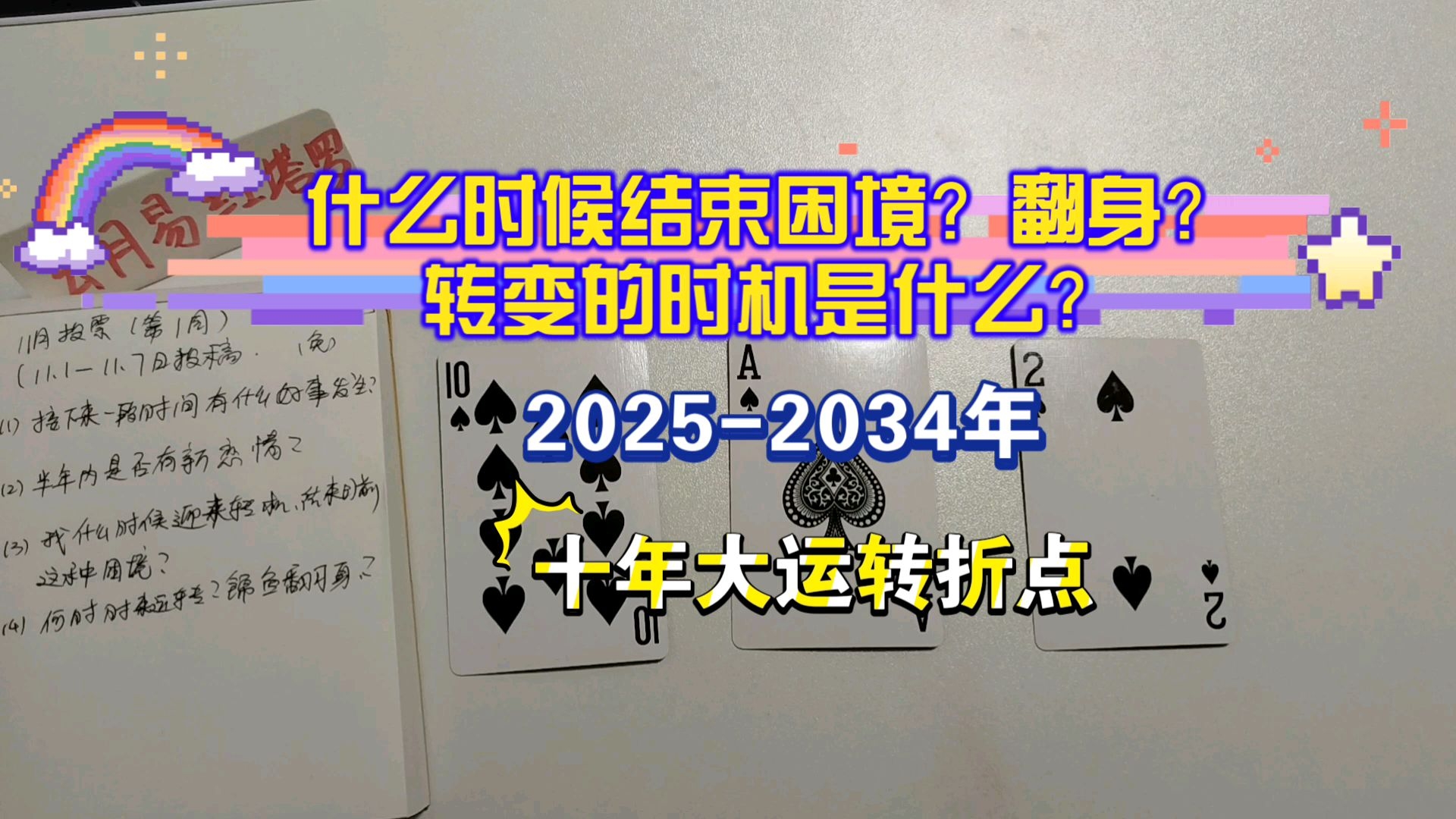 【星月神话】什么时候结束困境、时来运转?大翻身?转变的时机?(20252034十年运势预测)哔哩哔哩bilibili