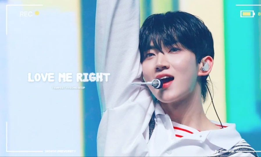 【安炯燮】240414 love me right-exo cover unieversity fancon 4k