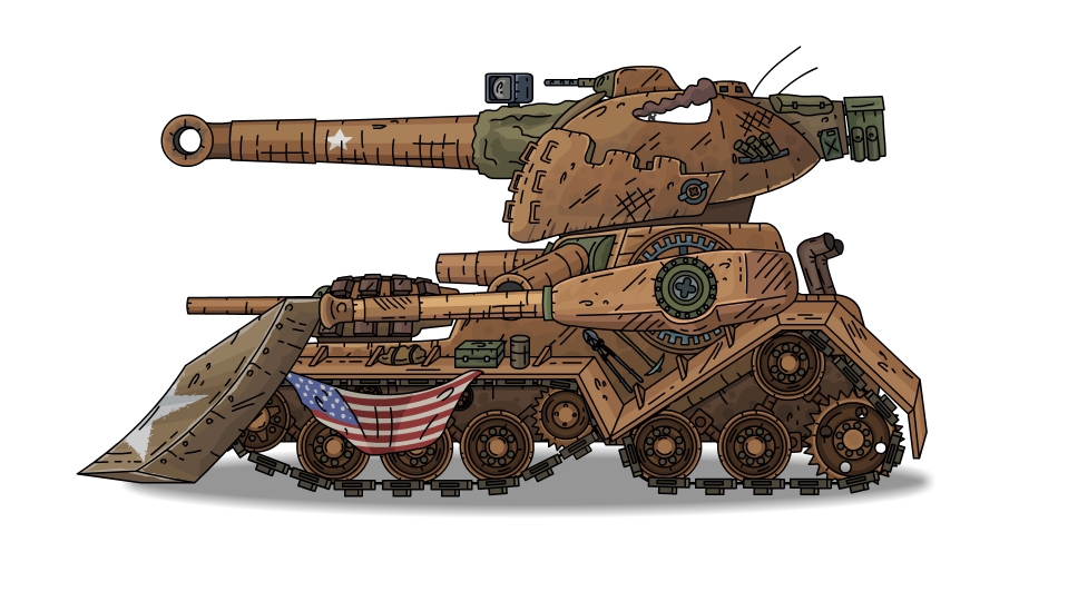 老g美系超重大巴顿