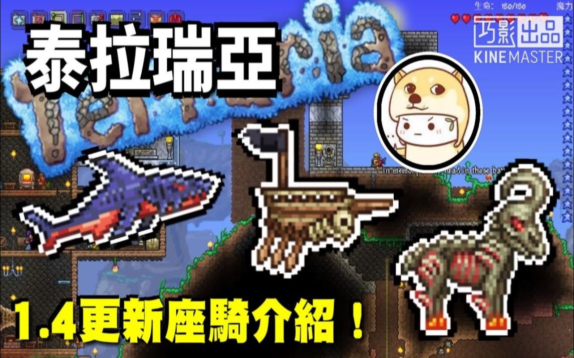 【泰拉瑞亚】Terraria 1.4 超实用坐骑大全下集! 所有1.4更新坐骑简介与获取方法! [挂阿表Decent]哔哩哔哩bilibili