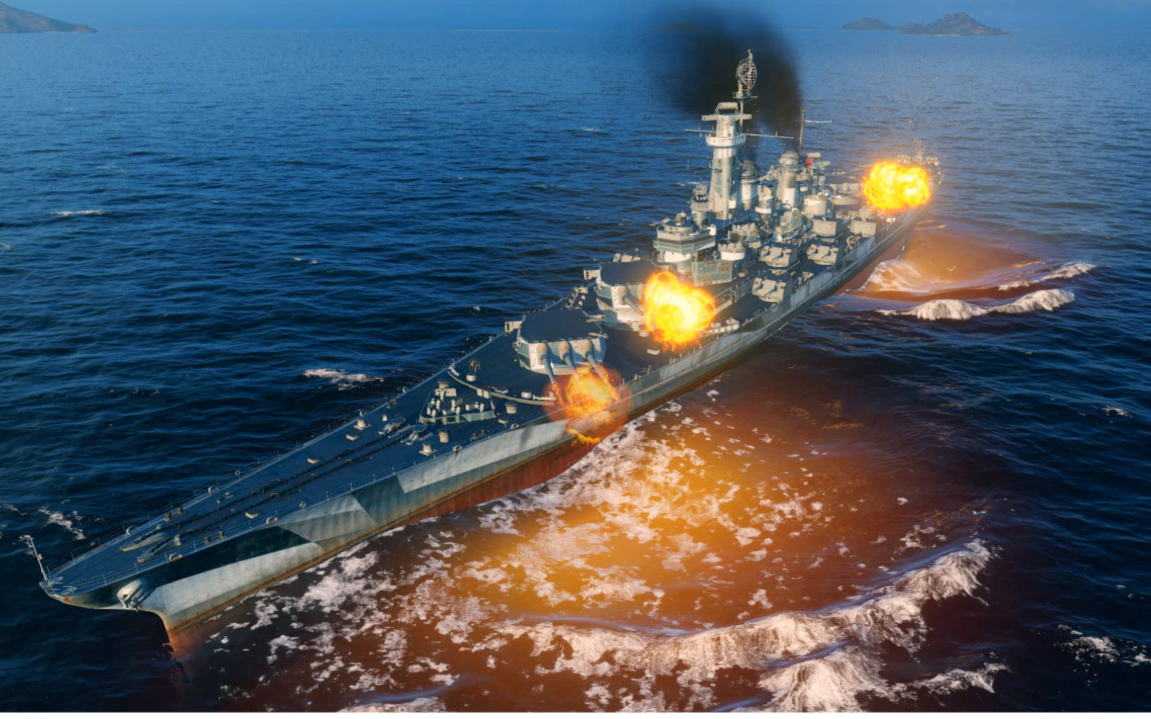 【战舰世界】美系顶级战列舰蒙大拿——驰骋于海面上的机动杀手!