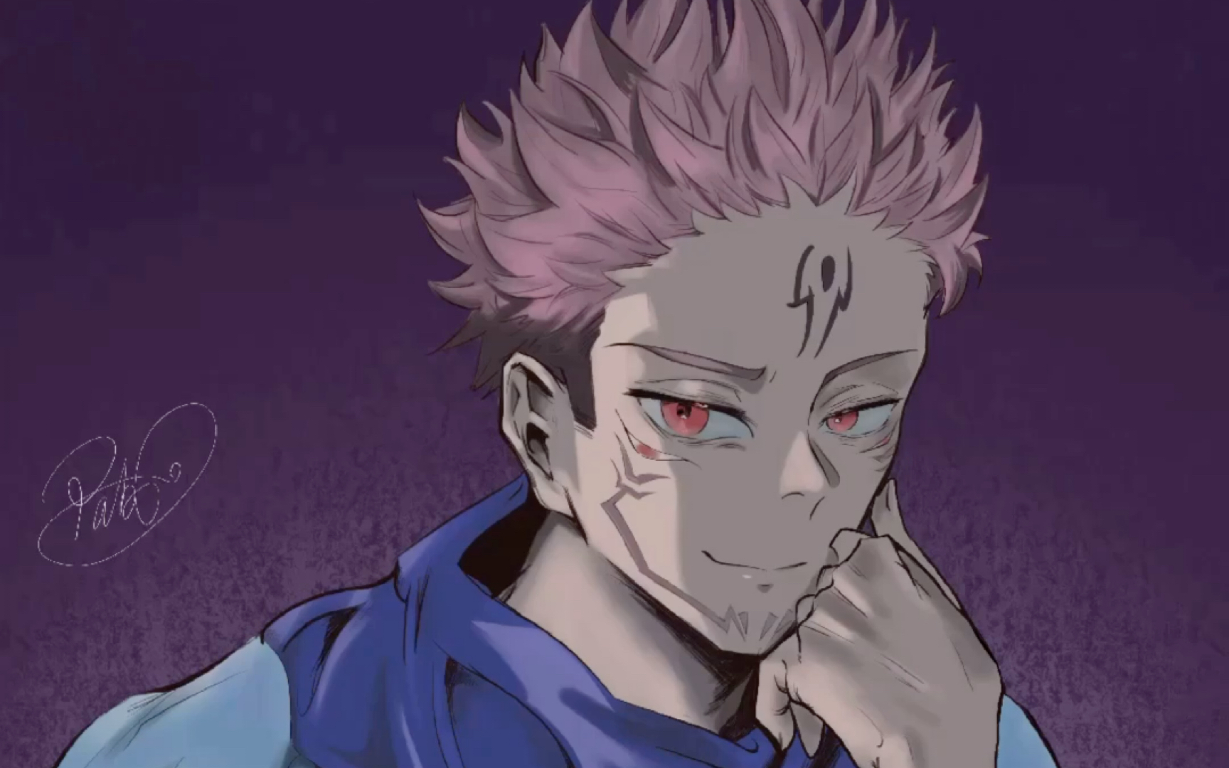 【procreate 绘画】咒术回战 宿摊