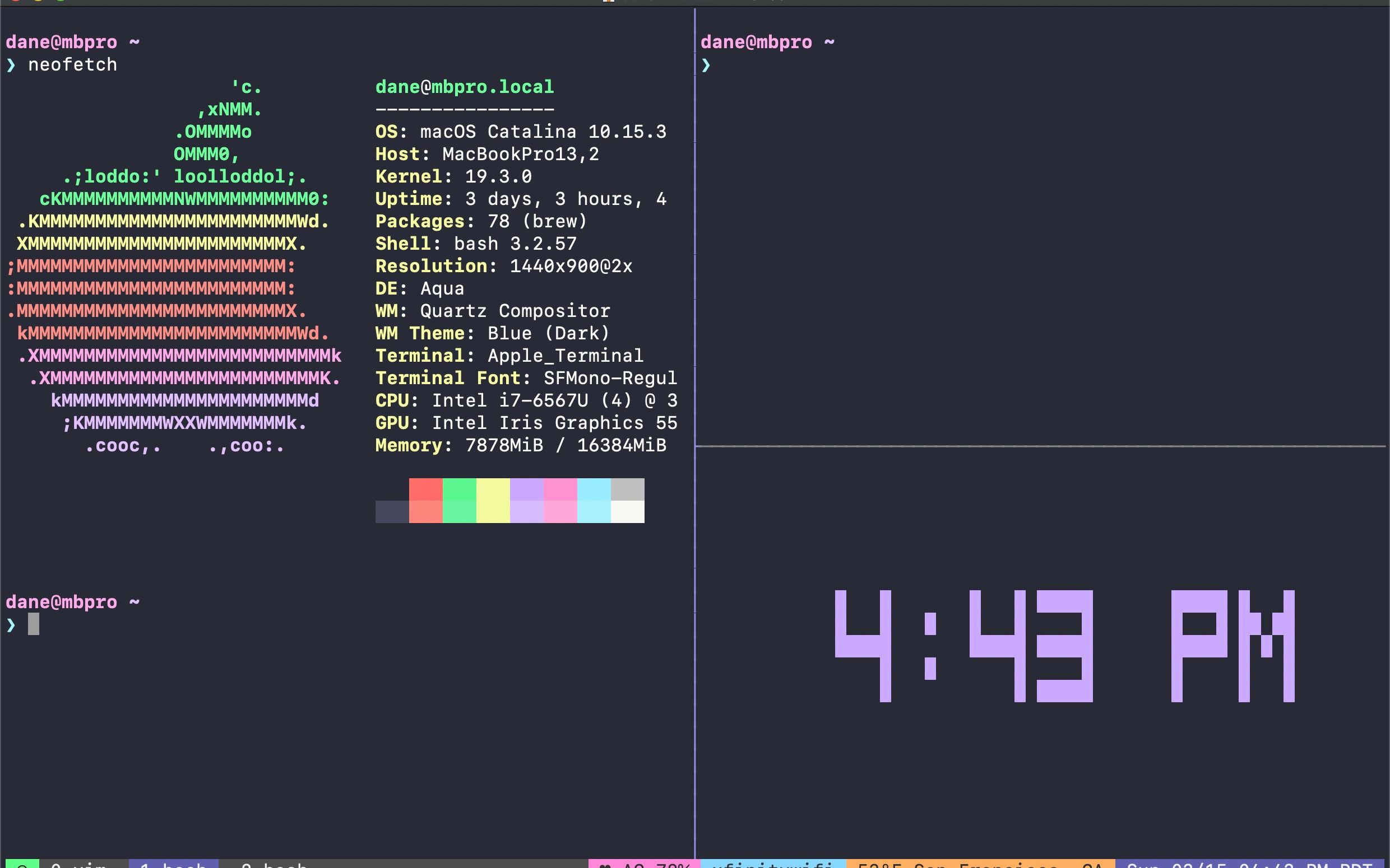 窗口管理工具tmux主题安装哔哩哔哩bilibili