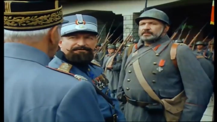 第一次世界大战斐迪南国王陛下检阅罗马尼亚军队