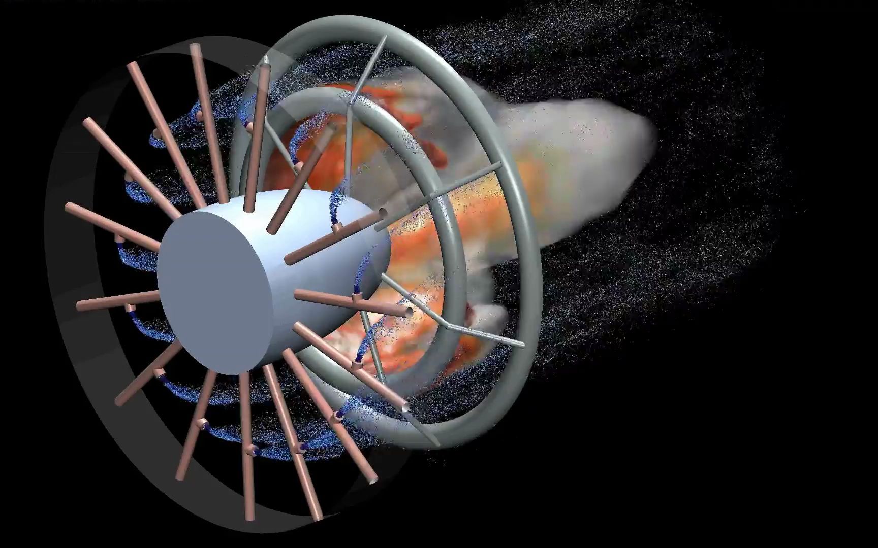 star-ccm 喷气发动机的加力燃烧室模拟