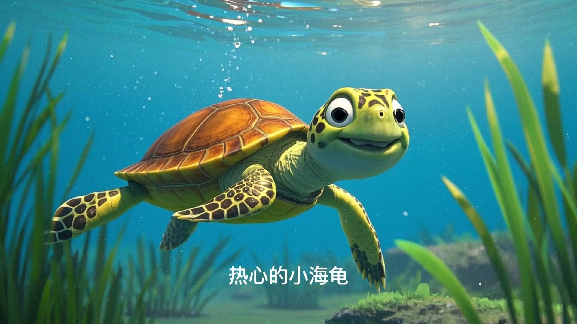 少儿童话故事:热心的小海龟
