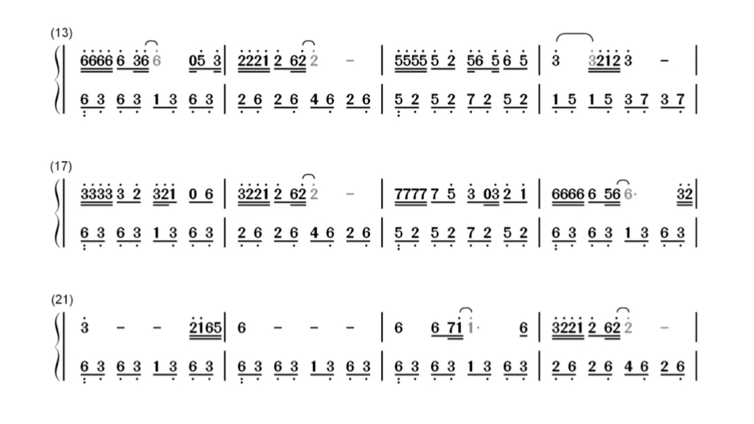 一起走过的日子钢琴谱钢琴教程原创简谱书