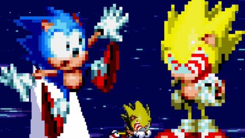 Sonic 3 AIR Fleetway Super Sonic 