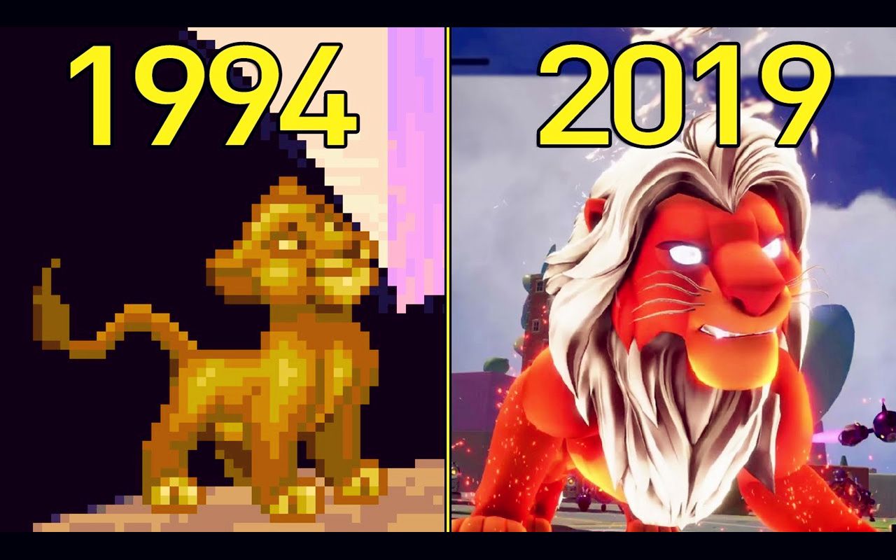 [图]【进化史】狮子王游戏进化史 The Lion King Games 1994-2019