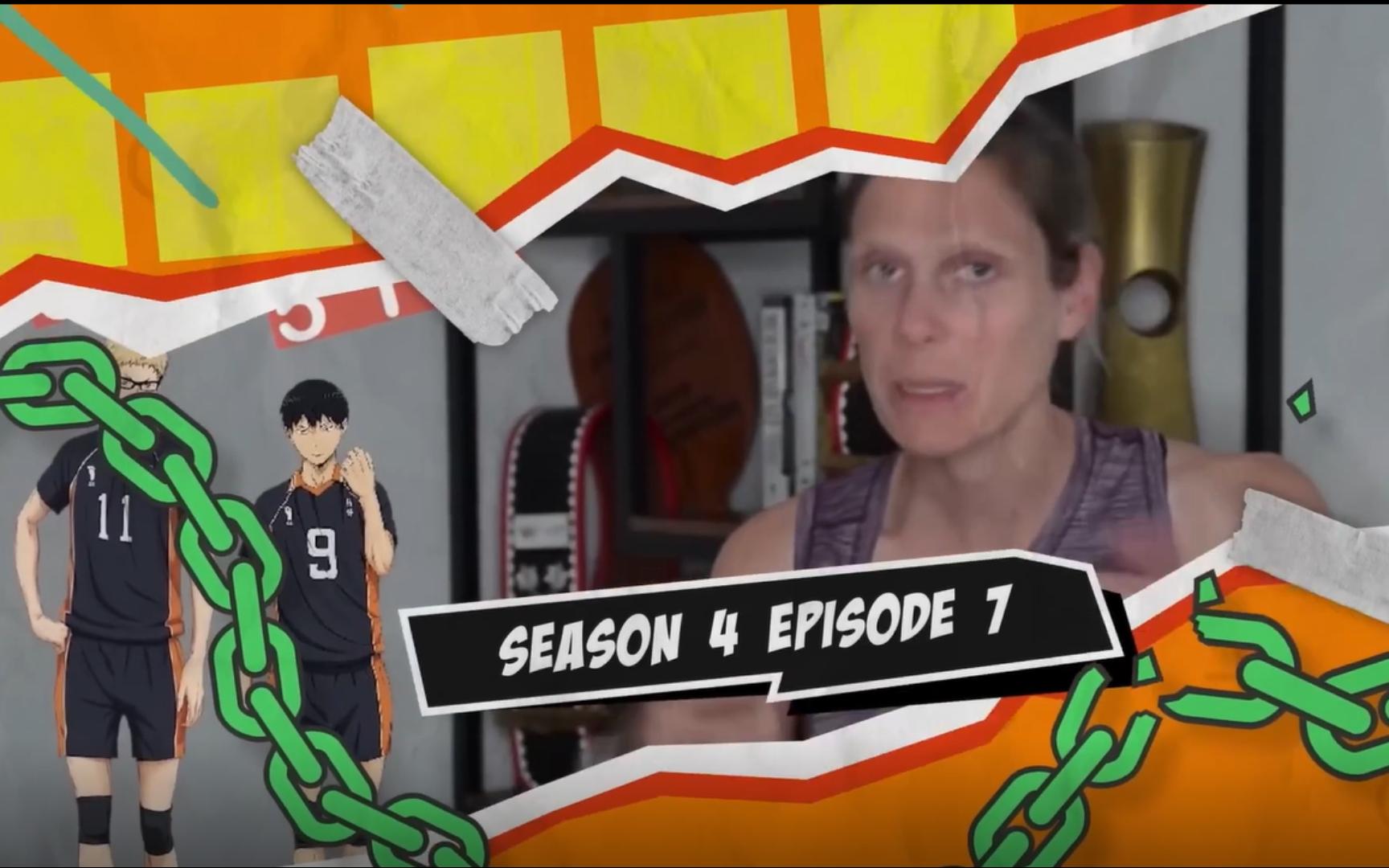 【生肉】S4E7 奥运排球选手Sarah Pavan 《排球少年》reaction
