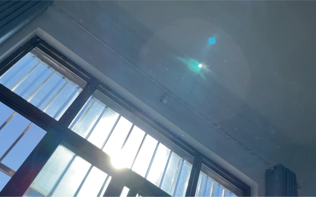 阳光明媚,空气中的灰尘也太煞风景了吧!