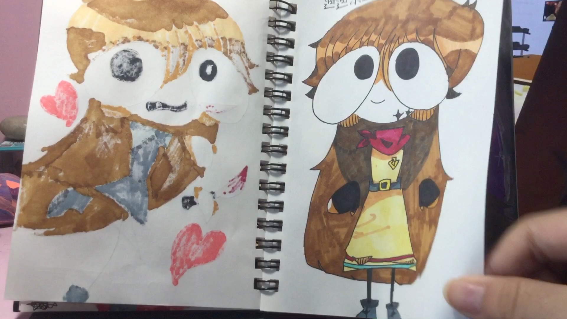 (水)我要把小本子全画成一个oc!