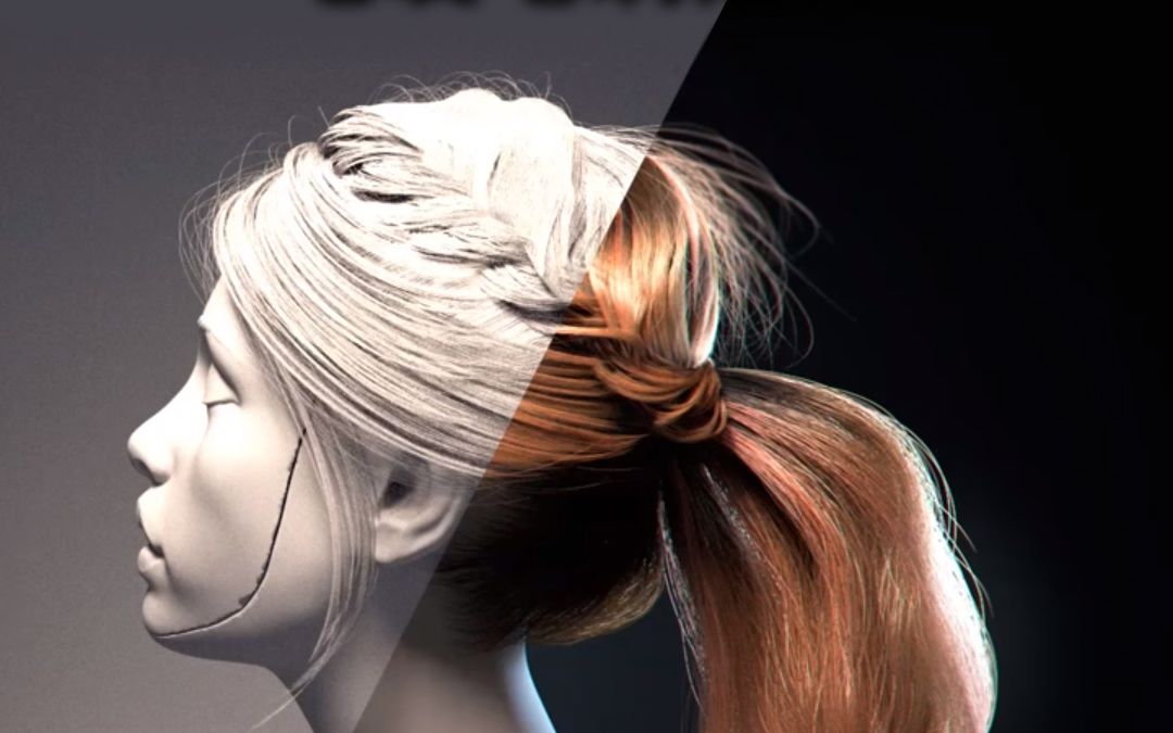 3d hair brush -毛发笔刷插件,让头发模拟变的更简单