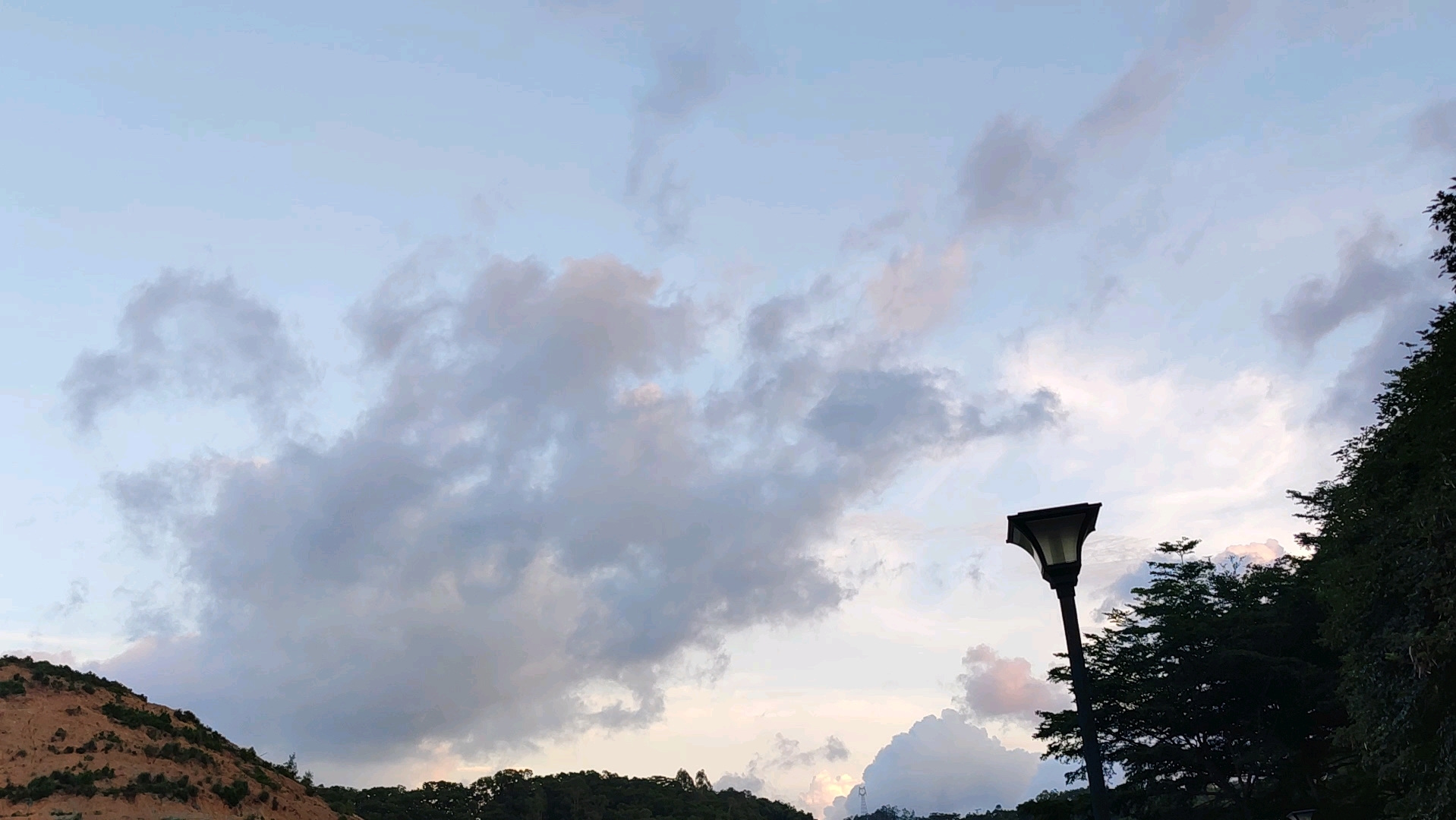 多云的天空