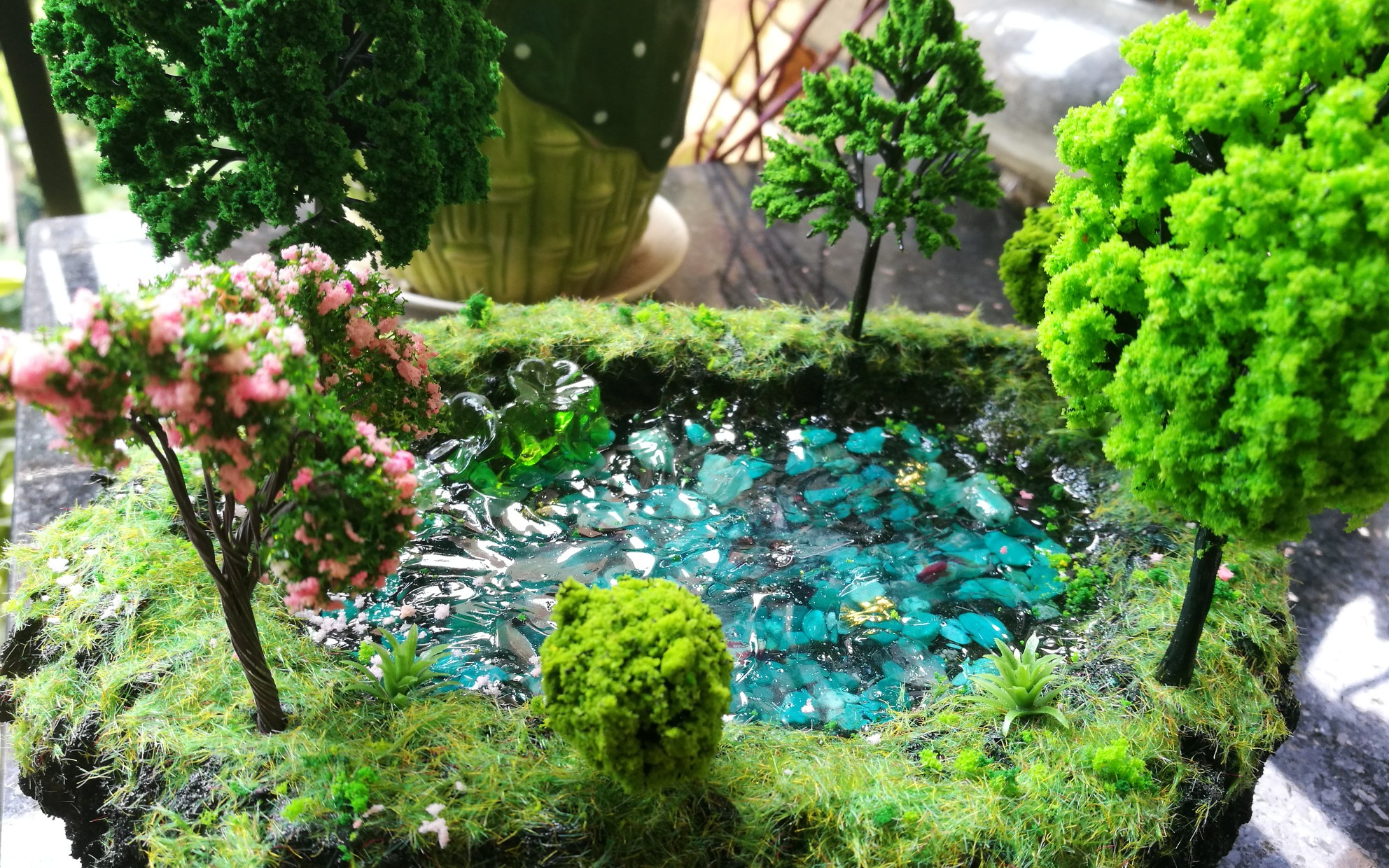 滴胶场景tt微翻车之夏日荷塘