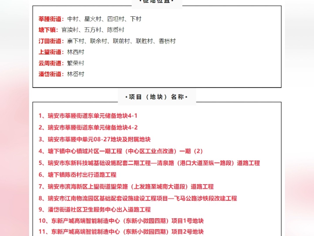 15个地方,约387亩!温州这里开始最新征地!哔哩哔哩bilibili