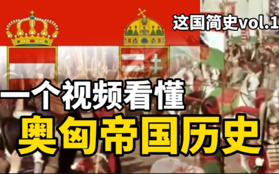 曾是欧洲强国的奥匈帝国,是如何建立又是如何灭亡的?为什么要参加一战?一个视频看懂奥匈帝国的历史.【正经的政宇】哔哩哔哩bilibili