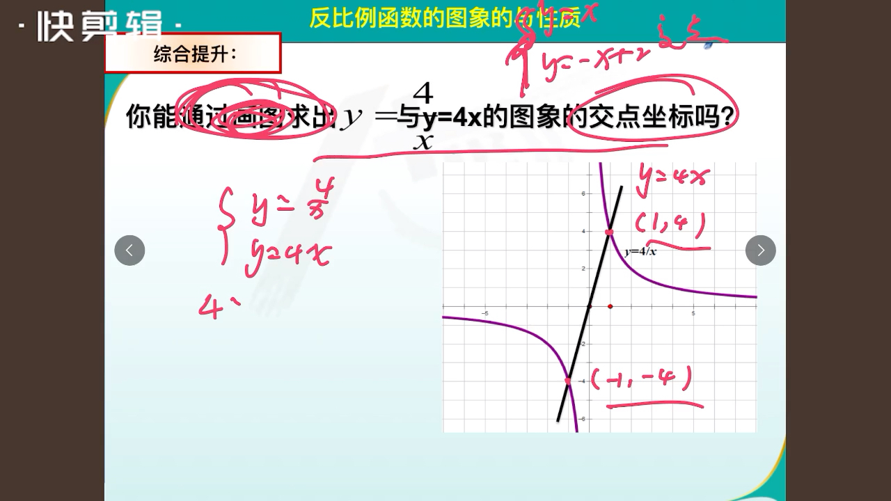 1.2反比例函数的图像第一课时哔哩哔哩bilibili