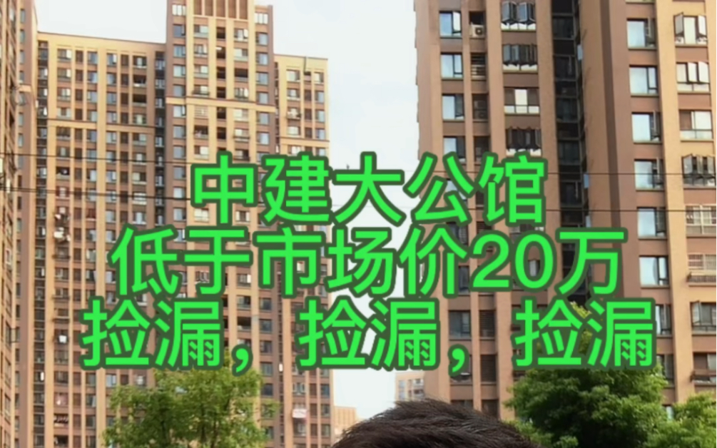 捡漏房!!!中建大公馆低于市场价20万哔哩哔哩bilibili