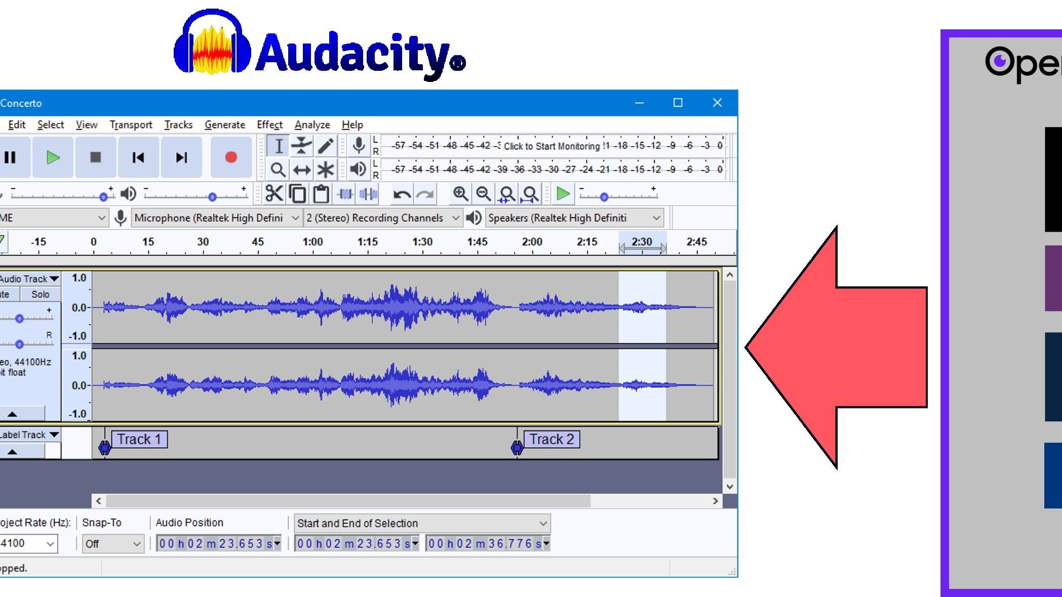 开源音频编辑软件Audacity也能使用AI工具啦!openvinopluginsaiaudacity安装演示哔哩哔哩bilibili