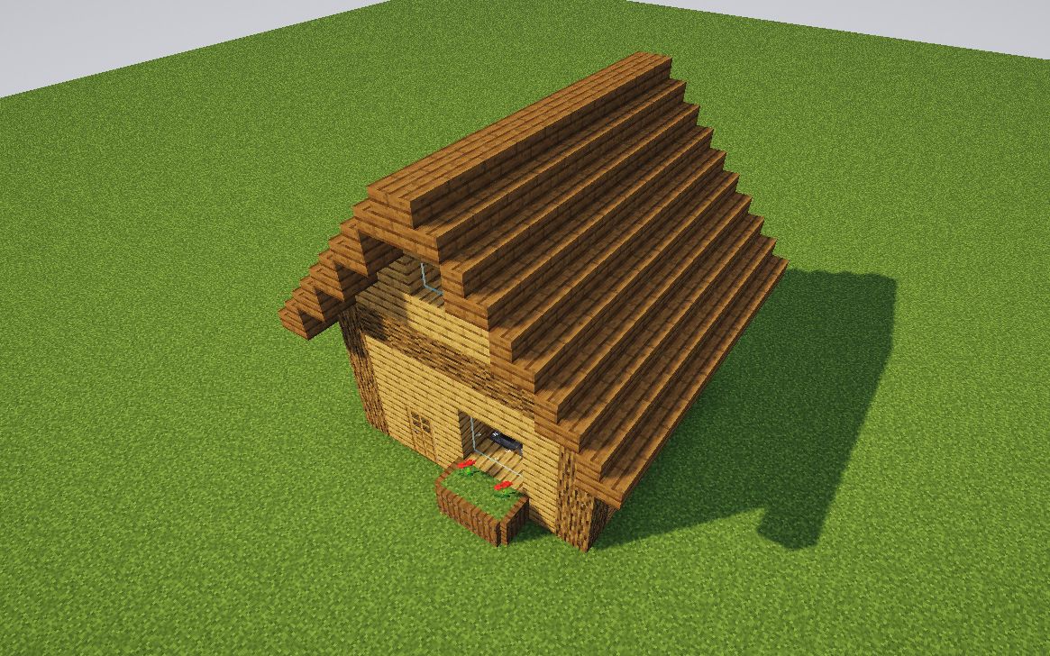 【我的世界】就先造一个小房子吧