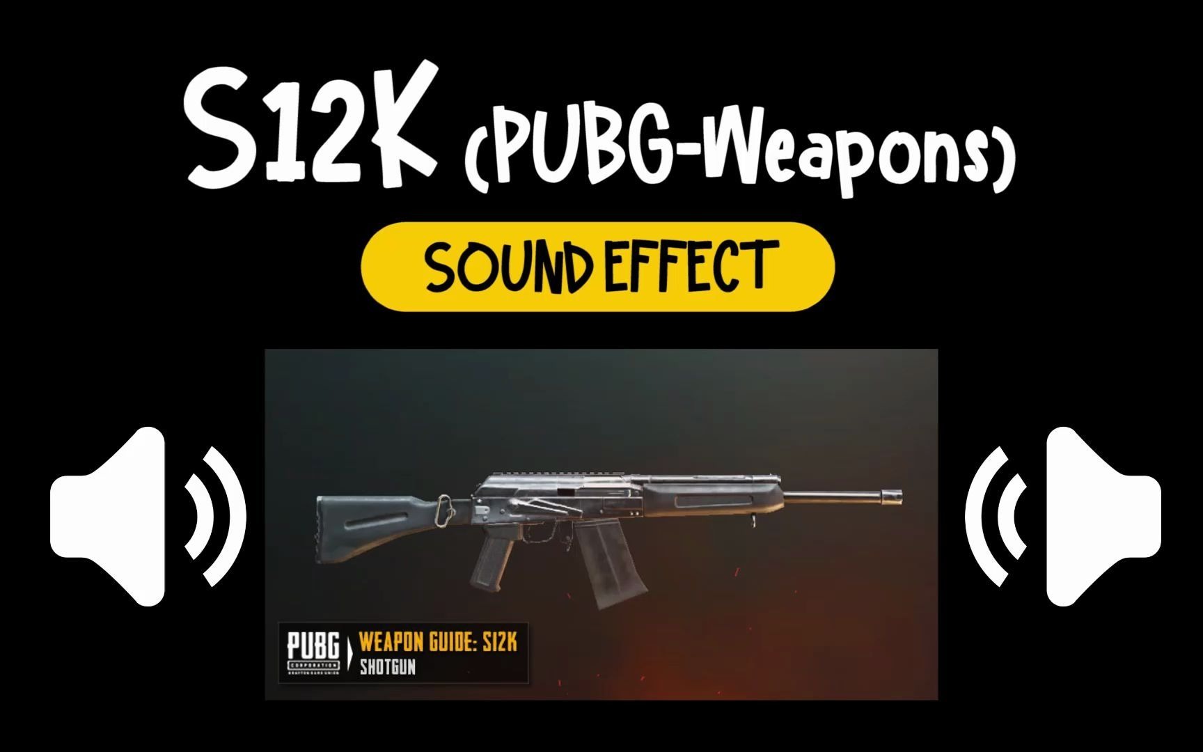 s12k霰弹枪 绝地求生 武器 枪械 pubg 音效(hq)