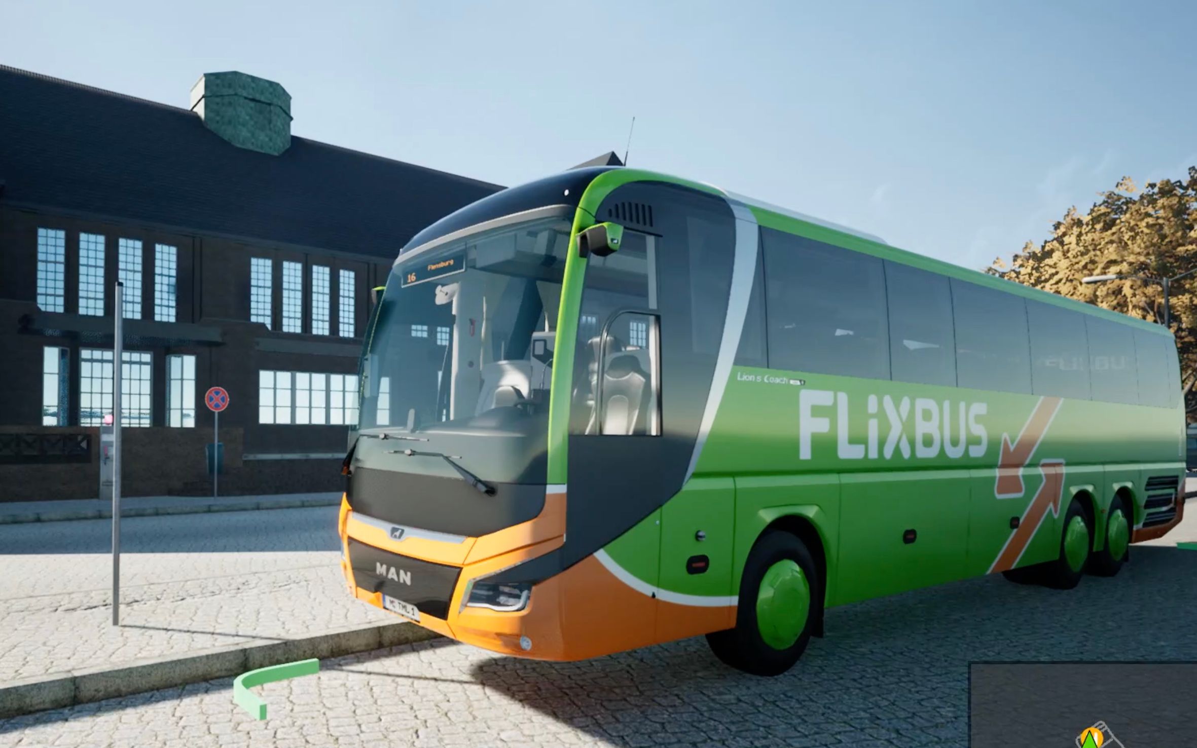 长途客车模拟14基尔弗伦斯堡manlionscoach3rdgen电子后视镜