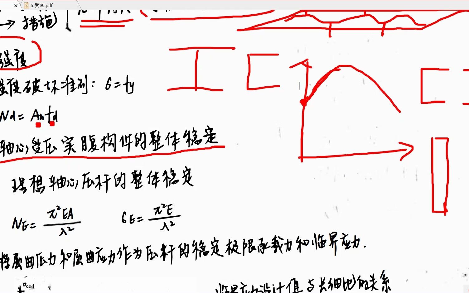 5.轴心受压构件1哔哩哔哩bilibili