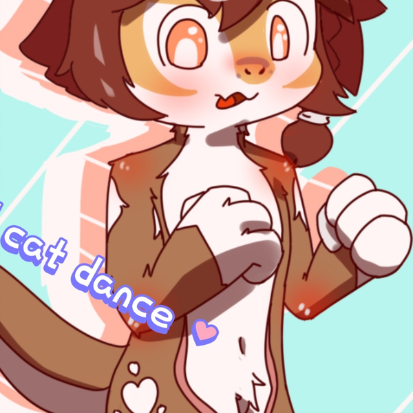 Furry animation】Sad cat dance - BiliBili