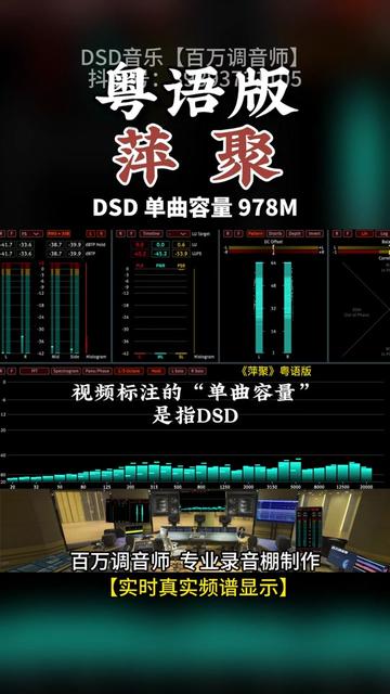 经典老歌,粤语金曲,《萍聚》DSD完整版 978M,百万调音师专业录音棚制作,顶级hifi无损音乐哔哩哔哩bilibili