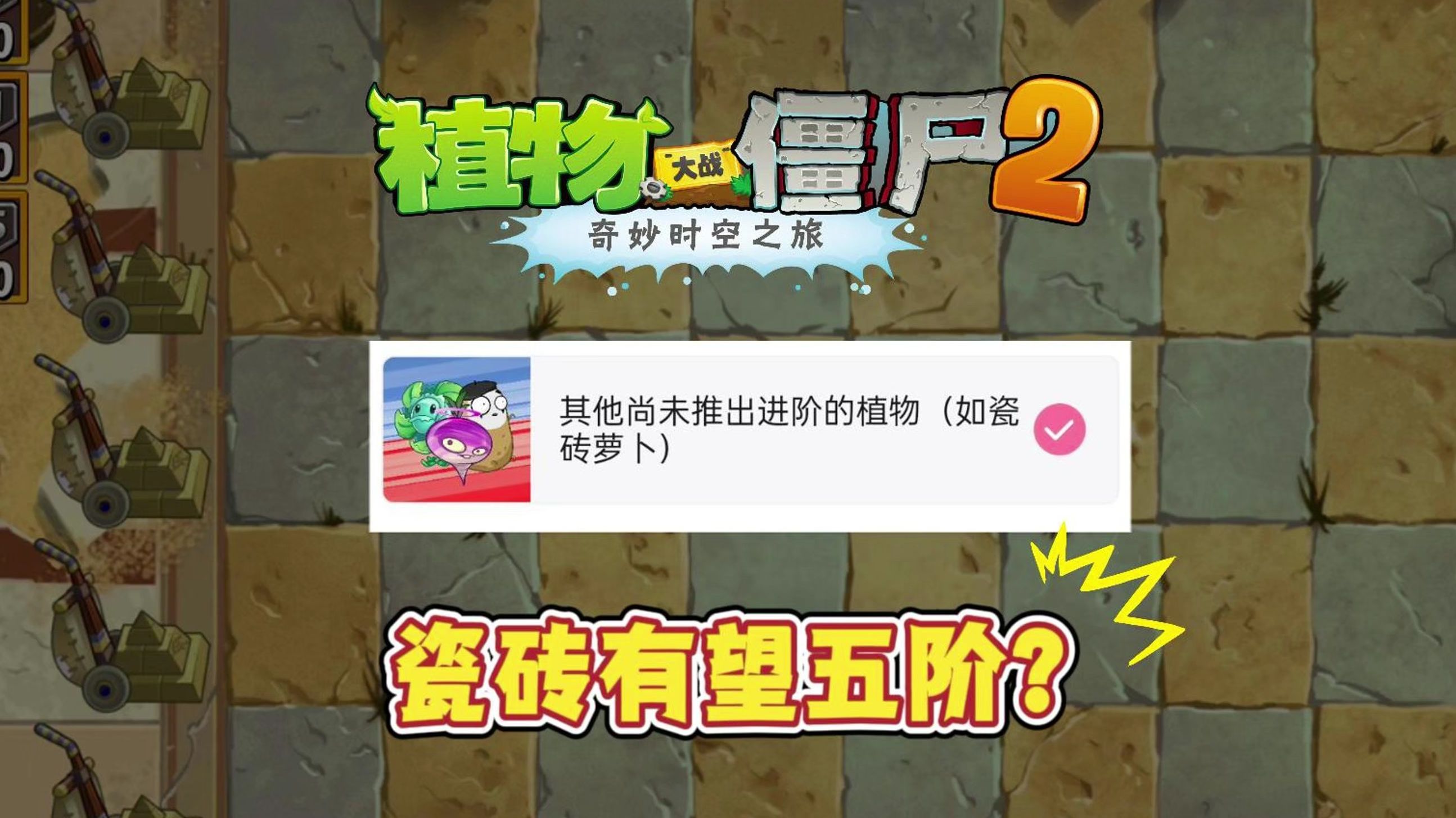 瓷砖萝卜也是好起来了,竟然有望升阶???哔哩哔哩bilibili