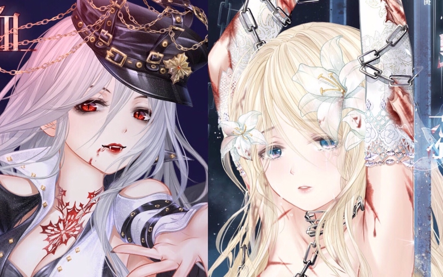 【奇迹暖暖】血月初拥 吸血鬼女儿的日常大裙子