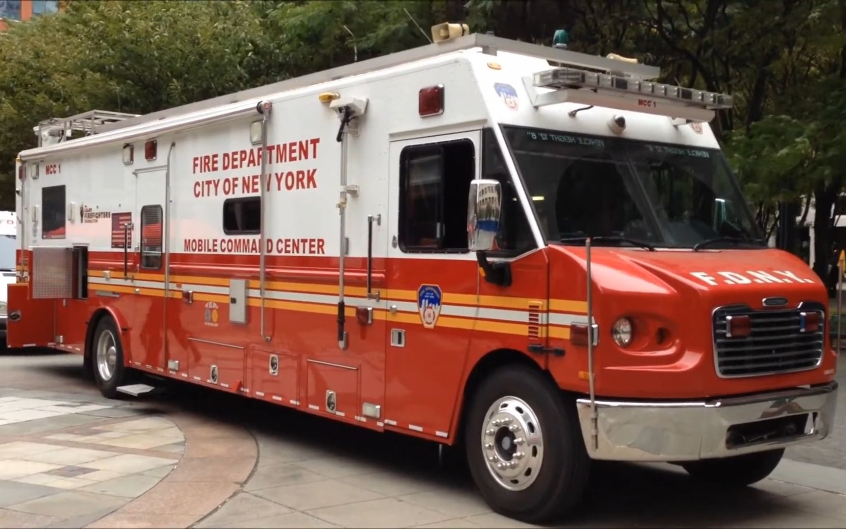 fdny 纽约布鲁克林市 消防移动指挥中心