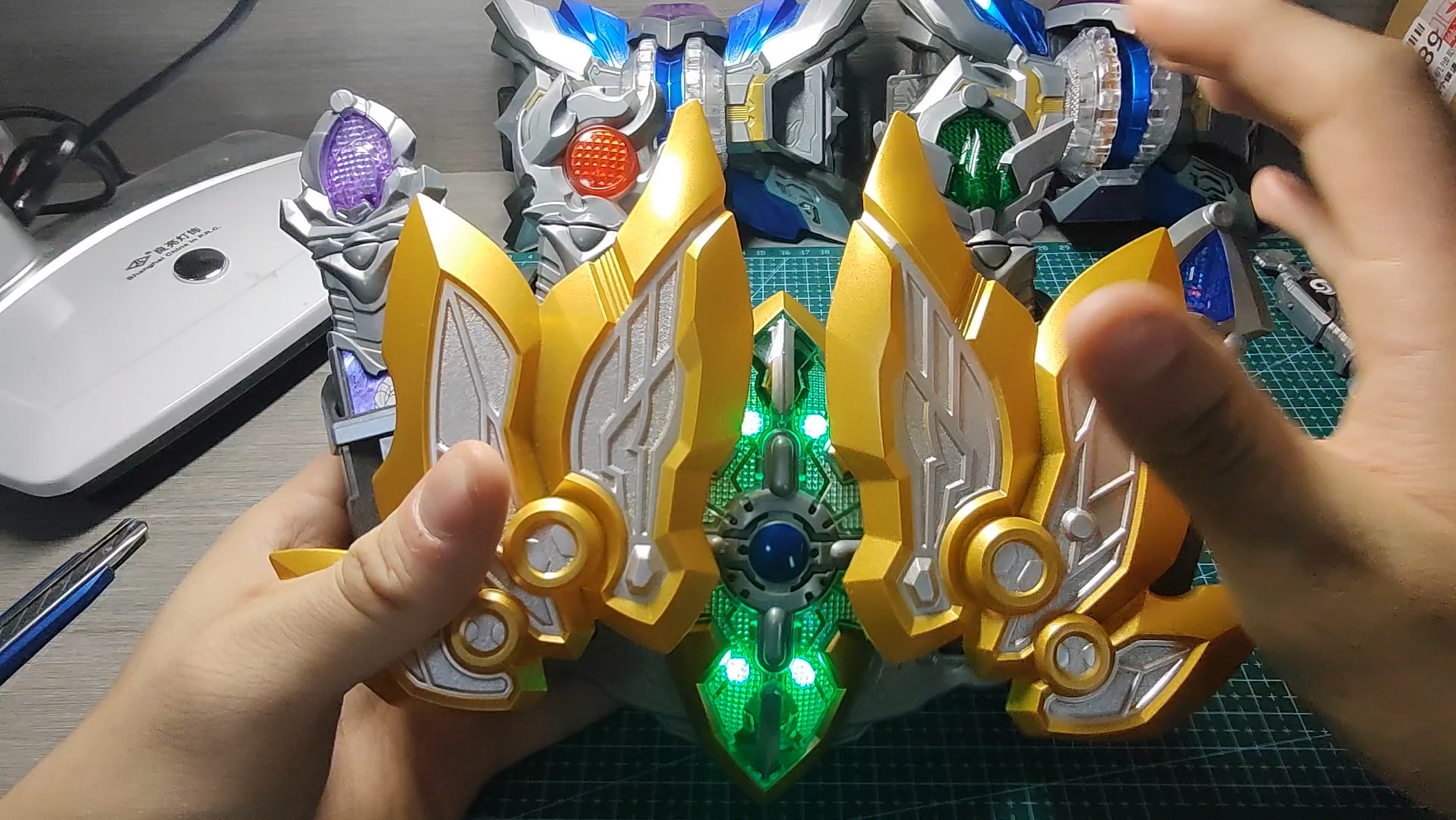 日月四元素铠甲原色精灵钥匙集齐 麟,蛸,鸢,蝎