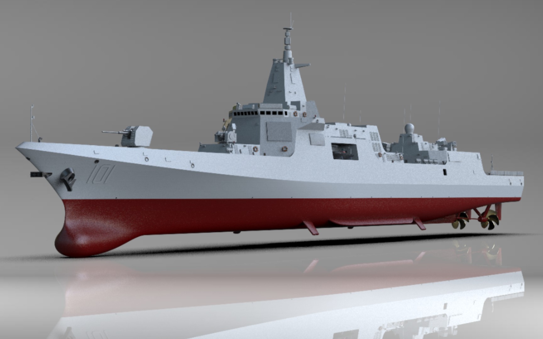 中国海军055型驱逐舰南昌号1/72比例rc模型