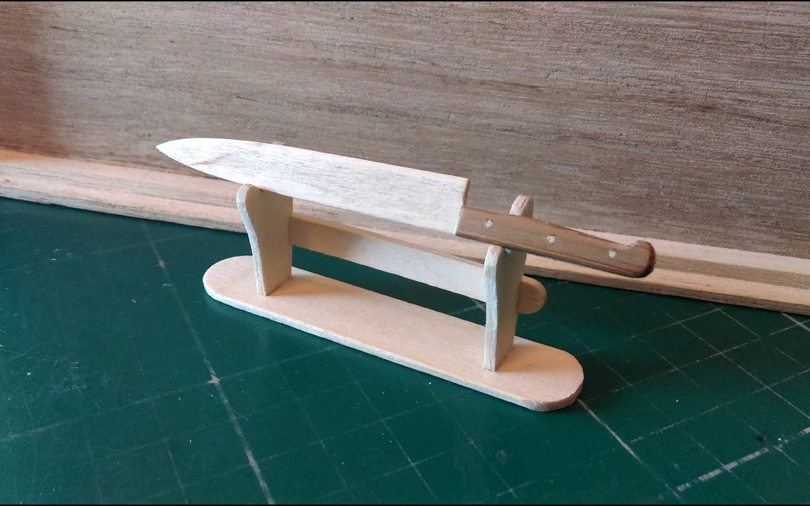 用竹筷 冰棒棍制作迷你西餐刀!_哔哩哔哩_bilibili