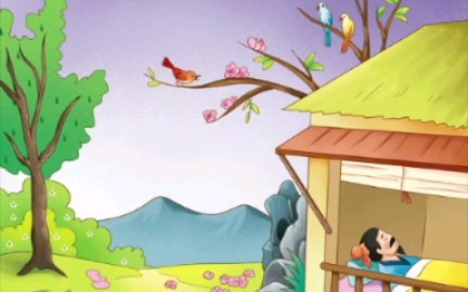 儿童早教有拼音唐诗三百首02春晓