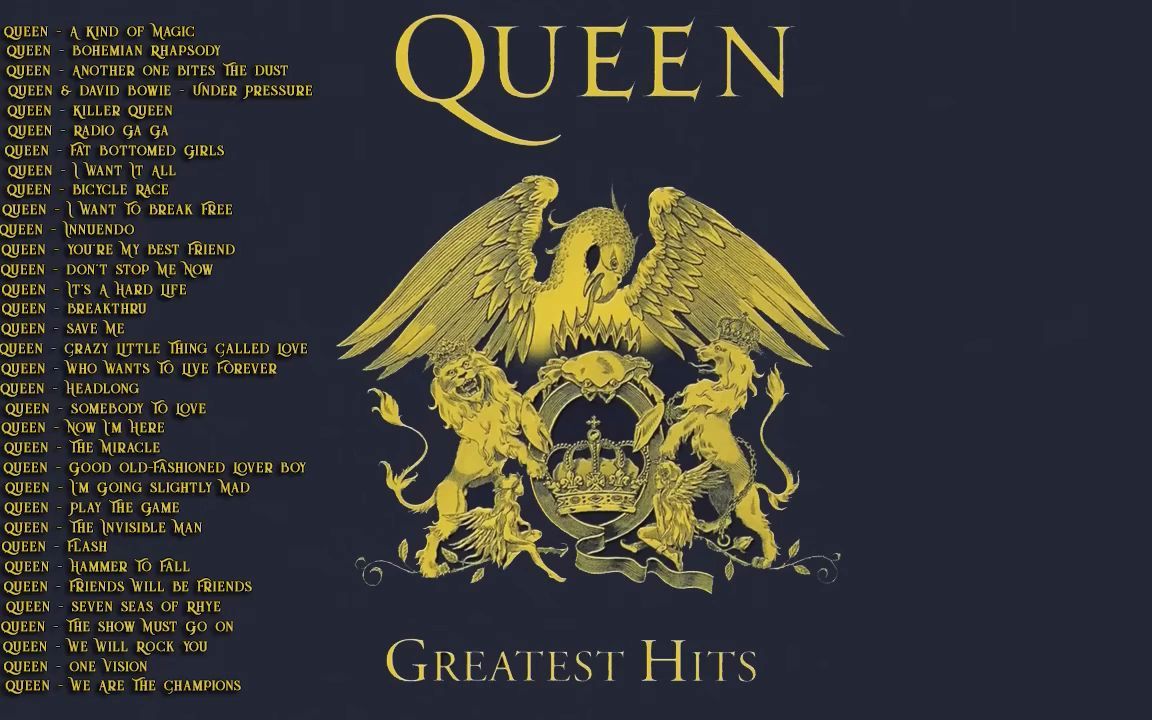 皇后乐队 摇滚经典合集 Queen Greatest Hits  The Best Songs Playlist哔哩哔哩bilibili