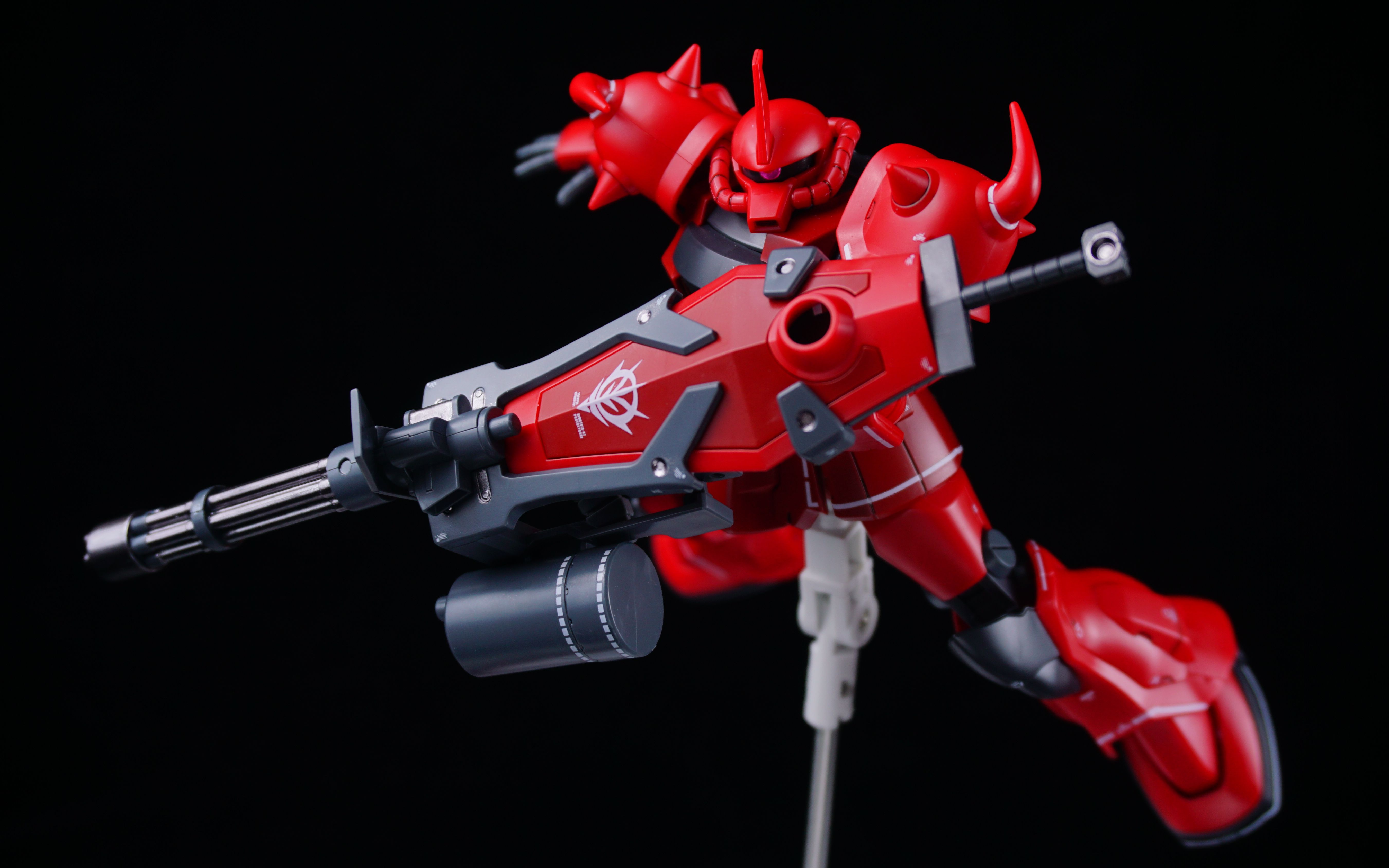 赤红猛兽模玩贫测第243集万代hg老虎赤红特装型高破