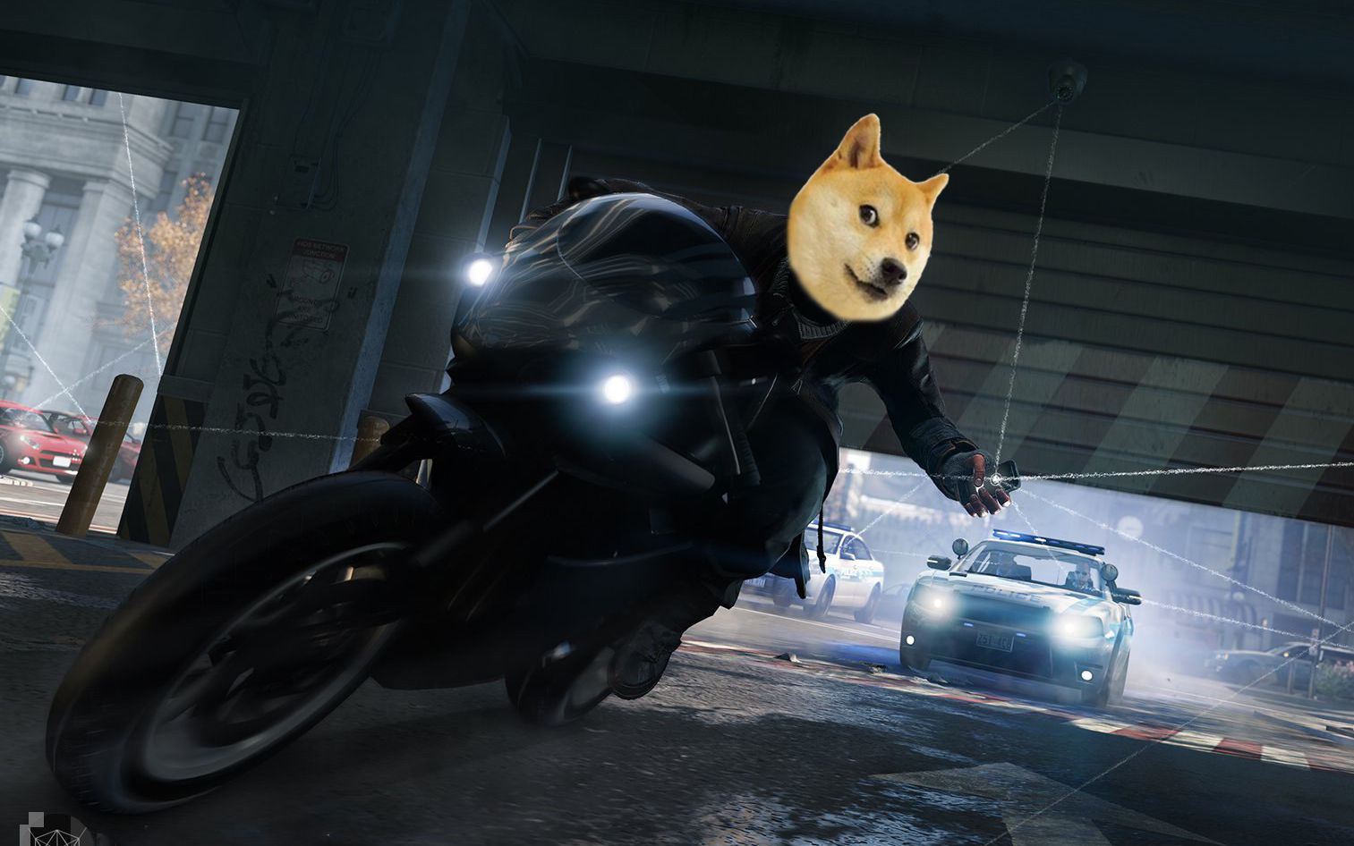 看门狗 狗哥滑稽飙车 各种花里胡哨飙起来