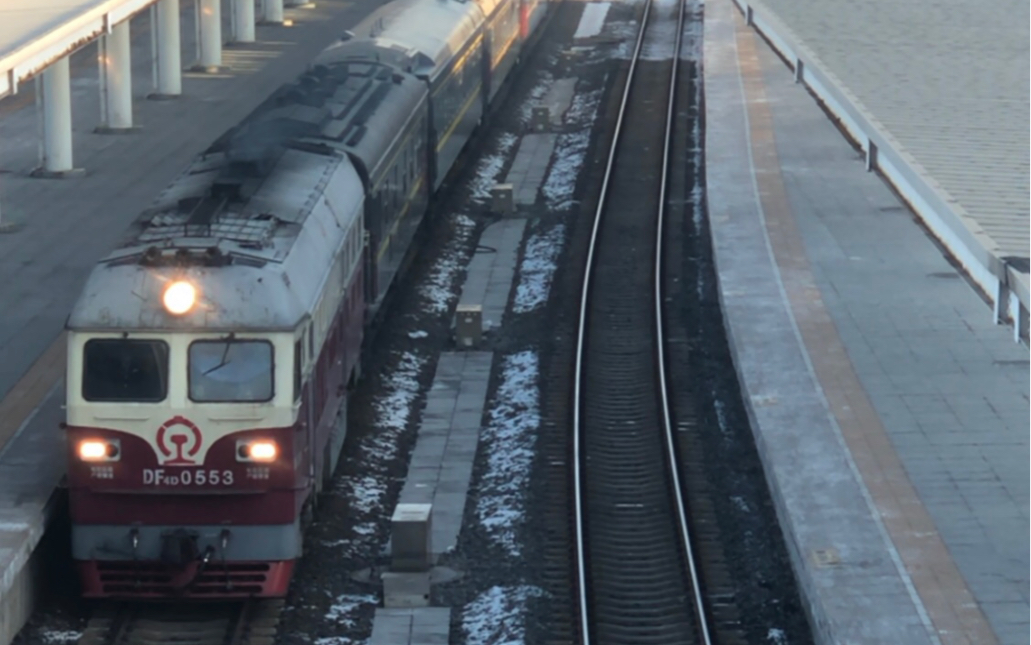 4325次列车进本溪站_哔哩哔哩_bilibili