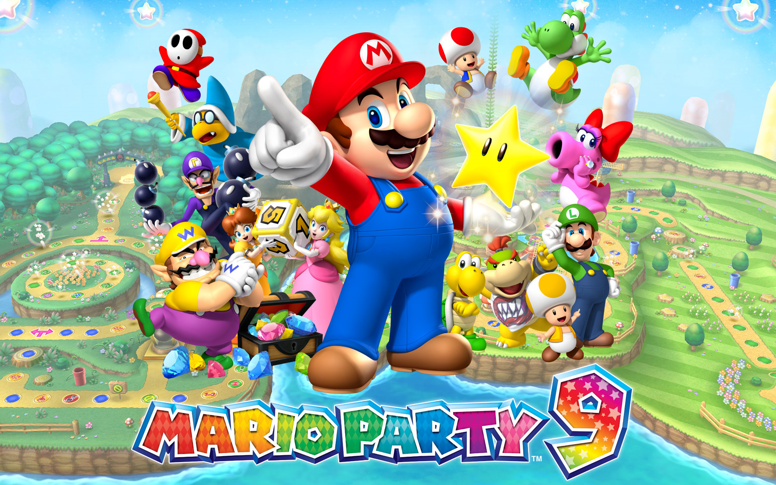 [图]一个人的派对!Wii《马里奥聚会9》冒险之路，让快乐不再孤单!