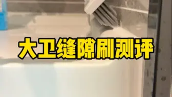 大卫的这个缝隙刷真的好用吗？#测评 #缝隙刷 #地缝刷 #卫生间边角清洁刷