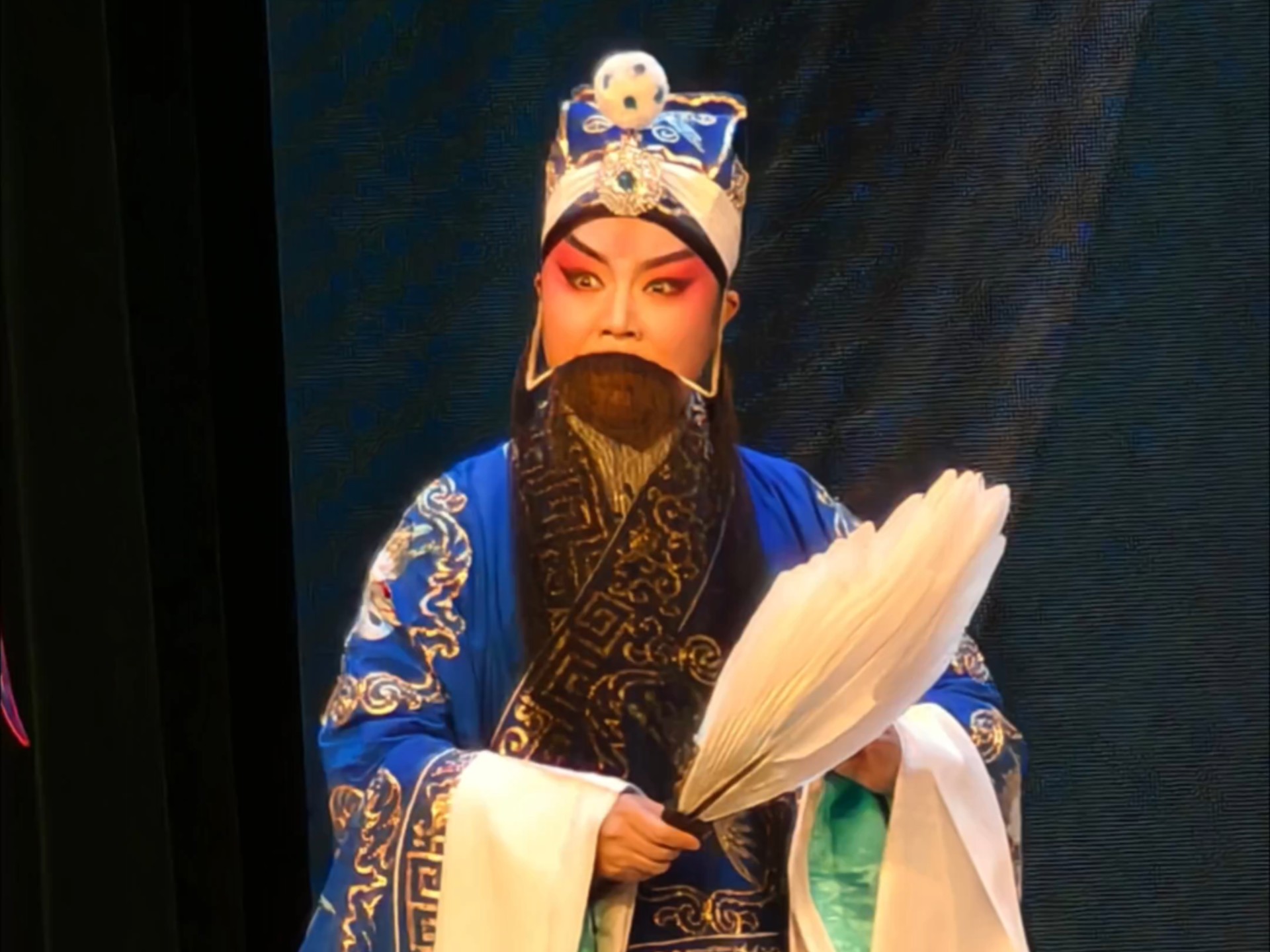 越调《诸葛亮吊孝》灵前故友祭忠魂, 赵艳琳饰诸葛亮
