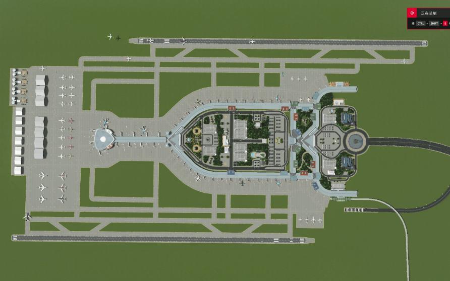 都市天际线机场图图片