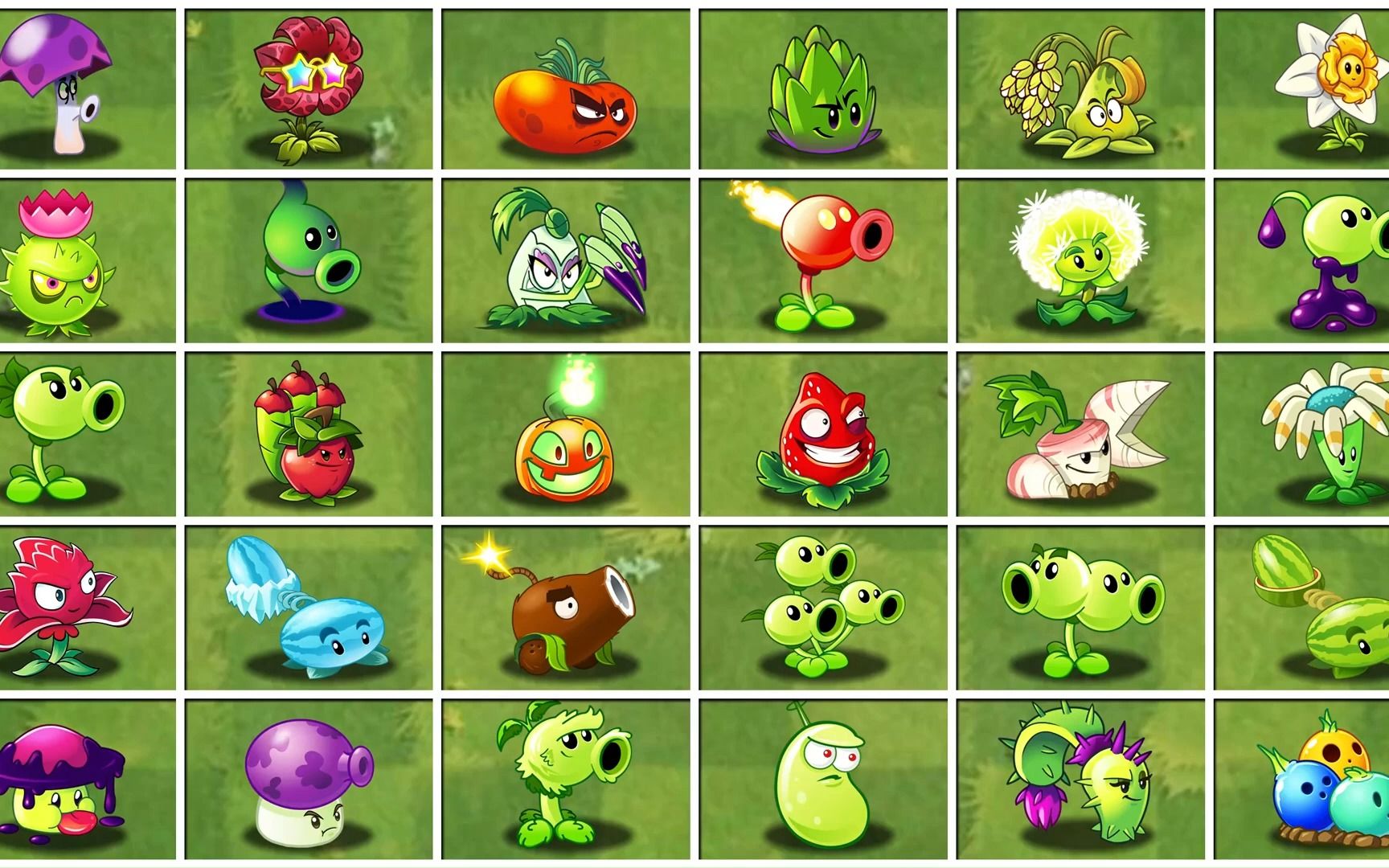 pvz2国际版所有植物图图片